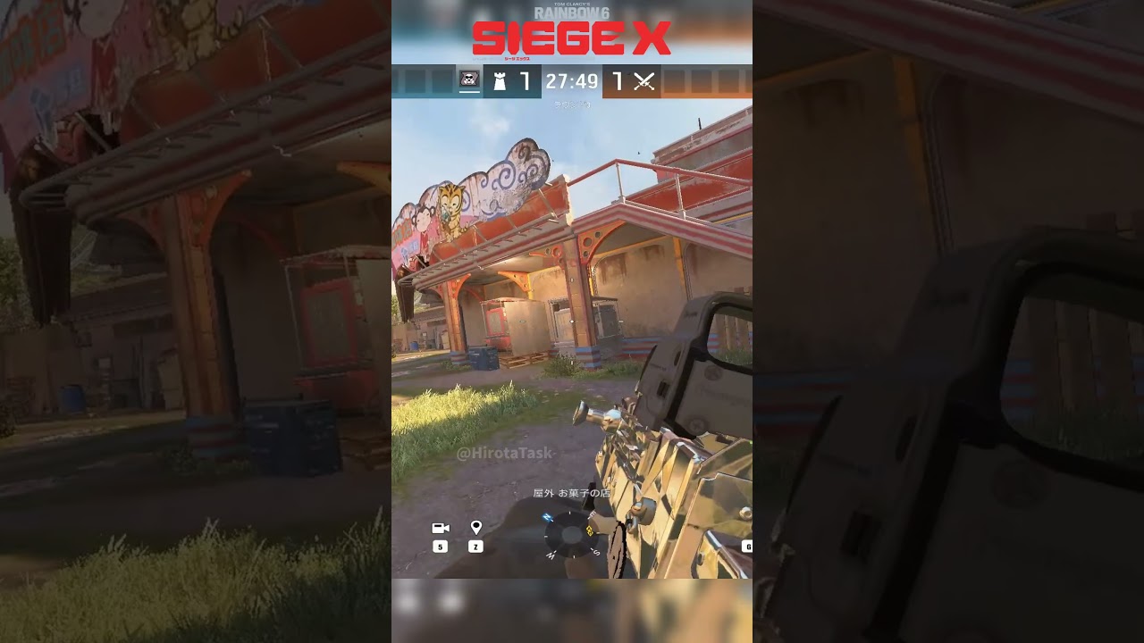 1個で3つおいしい！3か所に効果を発揮するミュート テーマパーク Mute 1394 #ヒロタ #ヒロタ今日のシージ小技 #r6clips #r6tips #シージ小技 #rainbowsix