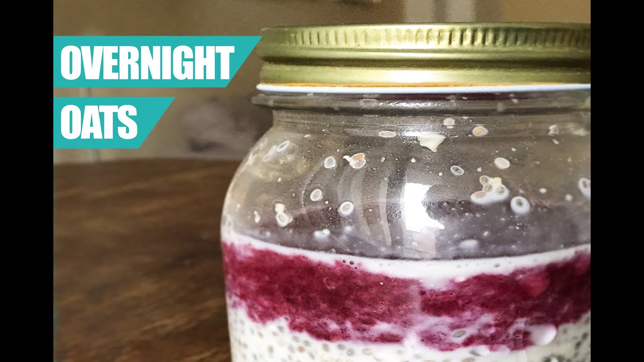 Fitness-Frühstück // Overnight-Oats mit Chiasamen