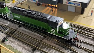 Burlington Northern SD40-2’s  ~ HO Scale