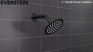 EVERSTEIN | SFS1058BK10 | Dual Showerheads System with Slide Bar Arm Installation Guide Video