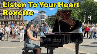 Roxette - Listen To Your Heart Insanely Difficult Street Piano Arrangement