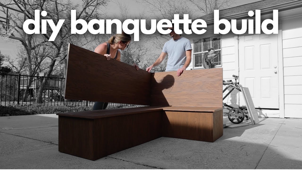 DIY Built In Banquette Build // budget friendly bench // DIY Extreme ...
