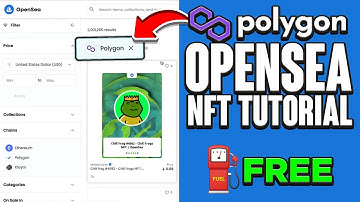 Opensea NFT polygon tutorial: How to Use OpenSea Without Gas Fees!