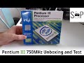 Upgrading My Retro PC Like It's 1999 - Pentium 3 750MHz Unboxing and Test with 3Dfx Voodoo3 3000!