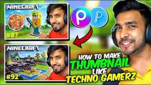 😍Make Thumbnail Like TECHNO GAMERZ (Secret Reveal😱)