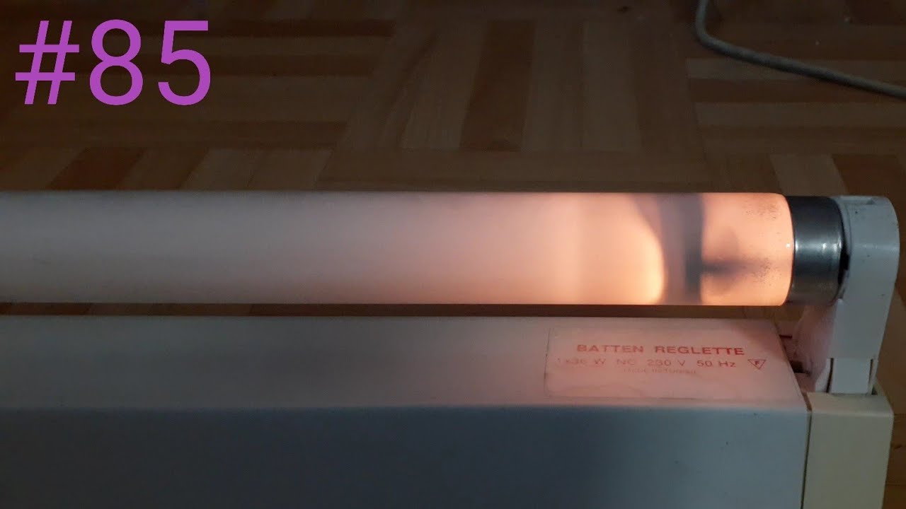 EOL fluorescent tube #85: PHILIPS TL-D 36W/33-640 T8 - YouTube