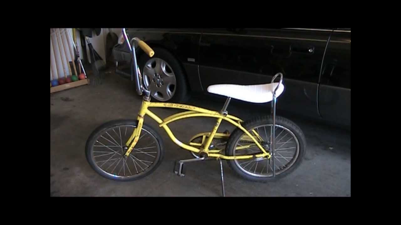 Schwinn stingray restoration pt1 - YouTube