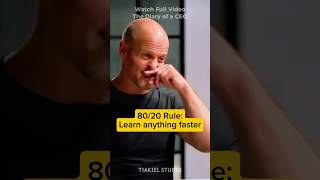 Tim Ferriss: Use The 80/20 Principle to Learn Anything Faster #shorts #podcast