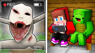 JJ and Mikey Got SCARLET on a Hidden Camera in Minecraft! - Maizen