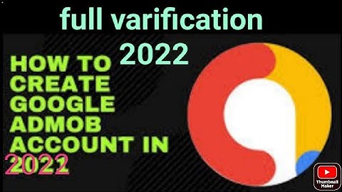 How To Creat google admob account Bangla  2022 || creat google admob account full verification ||