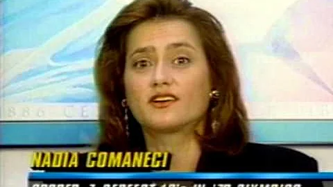 Nadia Comaneci - Interview - 1992 Phar-Mor U.S. Championships - Women