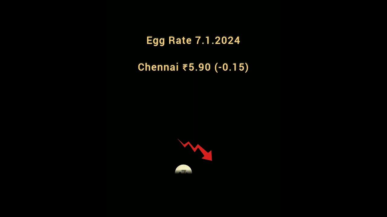 Egg Rate Namakkal NECC 7.1.2024 நாமக்கல் முட்டை விலை YouTube