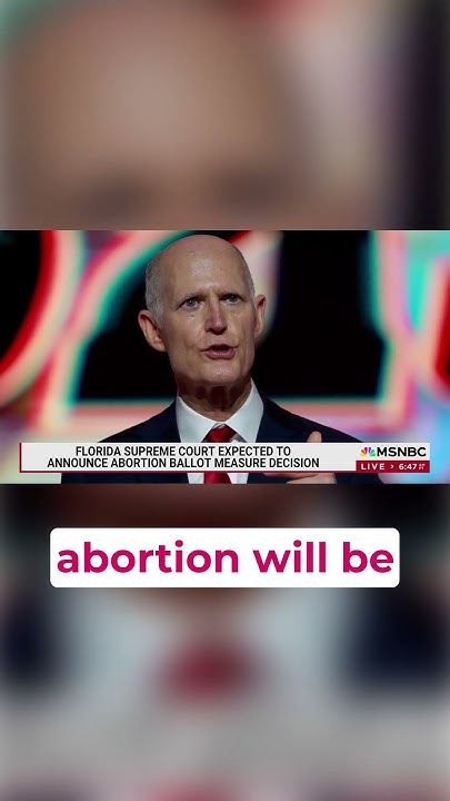 MSNBC: Abortion is not a partisan issue, and Florida voters are going ...
