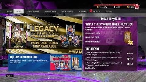 NBA 2K20 My Team Locker Code