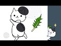 猫のイラストメイキング