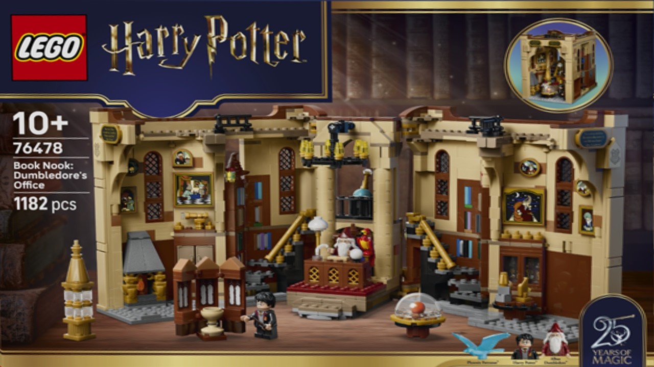 Harry Potter - Book Nook: Dumbledore's Office LEGO instructions