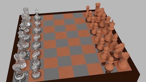 A Famous Chess Game - 3D animation
