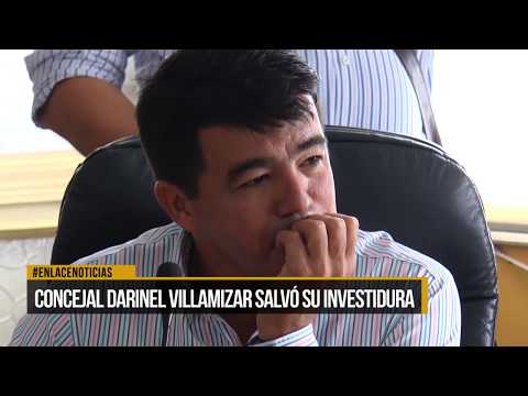 Concejal Darinel Villamizar salvó su investidura