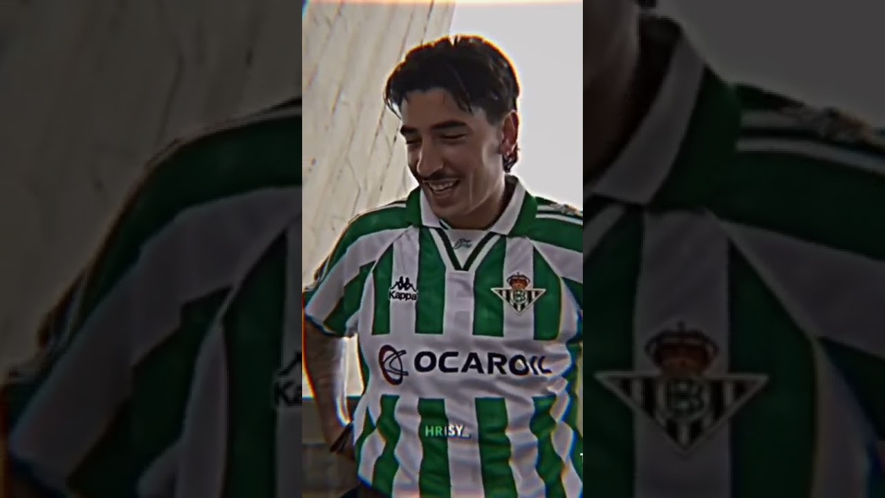 Bellerin hair style mullet 😎 #shorts #bellerin #hectorbellerin #realbetis  