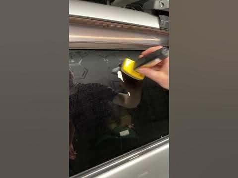 Как убрать водный камень со стекла - YouTube