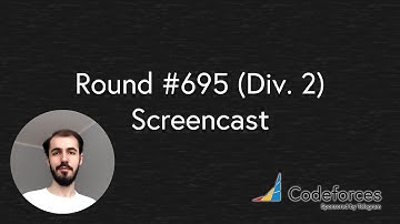 Codeforces Round #695 (Div. 2) Screencast A-D