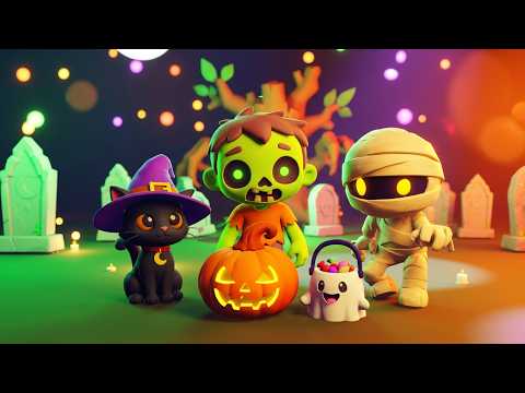 Halloween Song for Kids | Frankenstein, Witch, Mummy