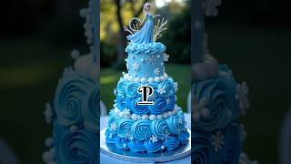 beautiful princess cake design according to your Name's First Letter Alphabet #officialshakshii