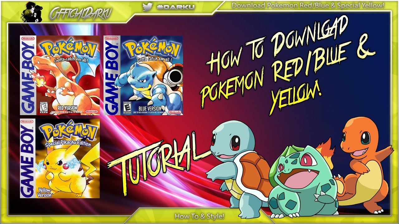 How to download Pokemon yellow Emulator - Visual Boy Advance - PC - (With  Links) 