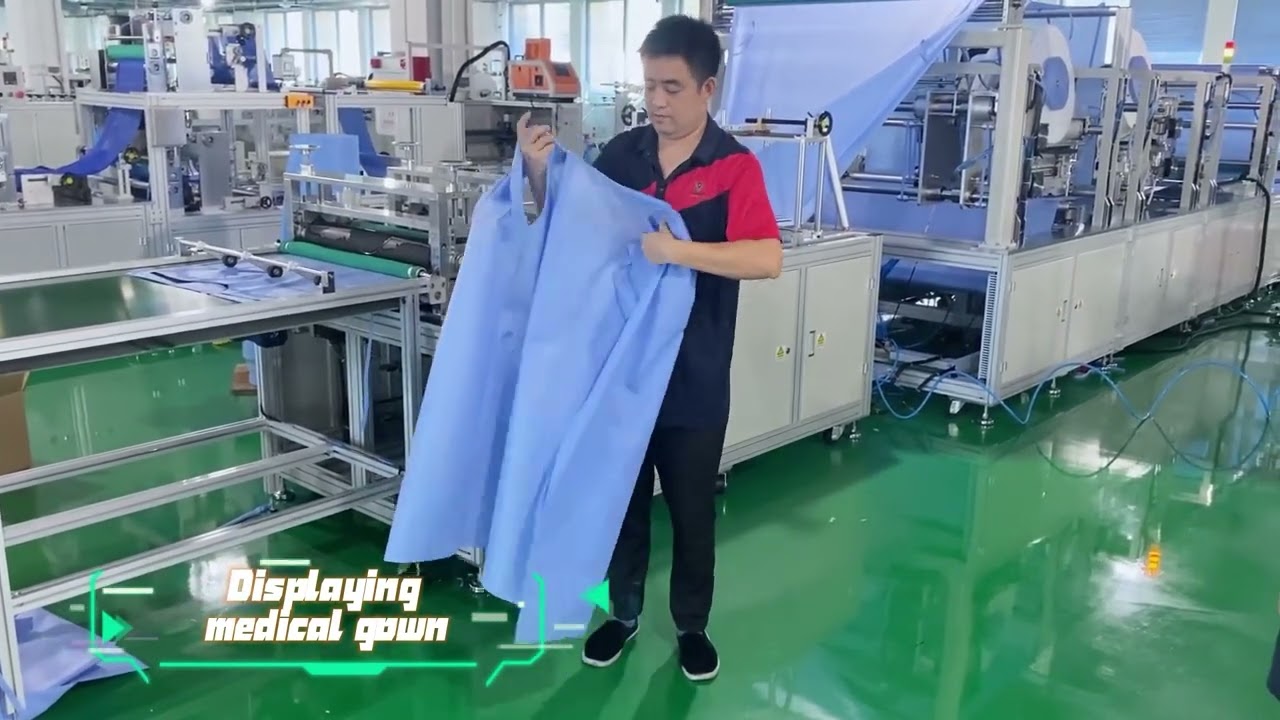 Full Automatic SMS Surgical Gown Making Machine