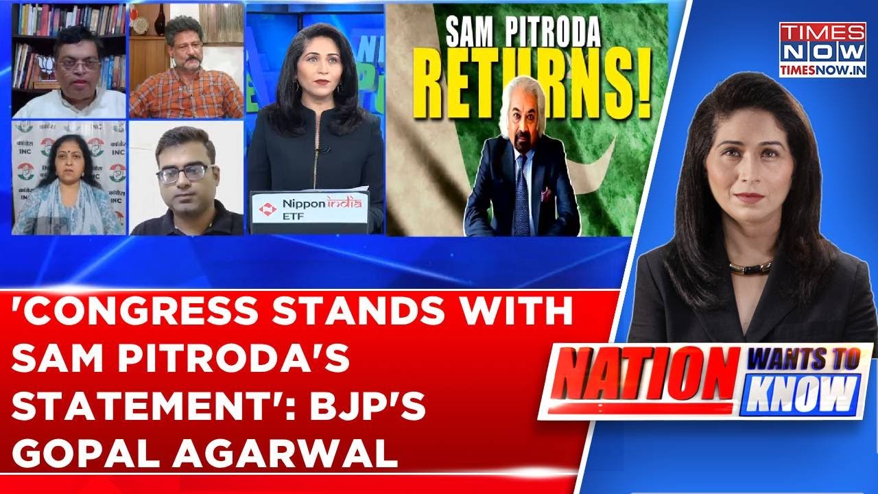 War Of Words Between Congress & BJP Leaders Over Sam Pitroda's 'Pakistan Felt Like Home' Remark