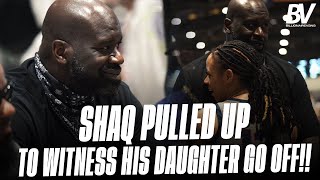 The time Shaq's daughter PROVED she was the BEST player in the family! Shaq pulls up and shows love