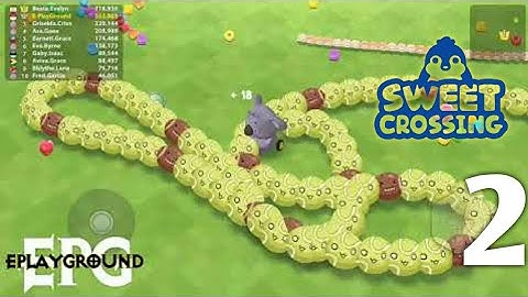 Cute and Fun Game - Sweet Crossing Snake.io Part 2 (Android Gameplay)