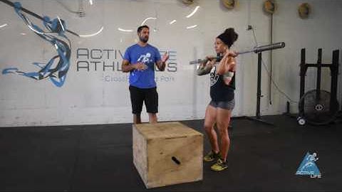 Performance Care Movement Demo - Front Rack Box Step Up