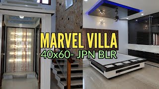 Marvel Villa- 40x60 Brand New Luxury Home in JP Nagar Bangalore