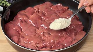 Don't cook chicken liver until you see this recipe! A simple and delicious dinner recipe!