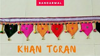 #toran #fashionistasurekha Khan toran pattern 2 making.  Bandarwal making खनाचे तोरण. designer toran