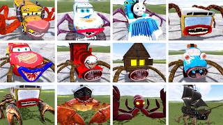 EVOLUTION OF MONSTERS: CHOO CHOO CHARLES, CAR EATER, THOMAS TRAIN, BUS EATER In Garry's Mod
