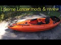 Lifetime Lancer, cheap kayak fishing modifications. Owner review + thoughts on Emotion Guster ‘yak