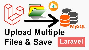 How To Upload Multiple Files And Save Data In Database In Laravel In Hindi