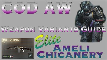 COD Advanced Warfare Weapon Variants Guide #10 - Elite Ameli Chicanery Best Class Setup