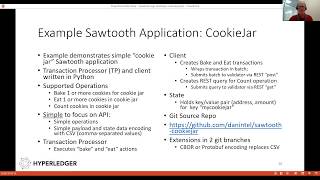 Hyperledger Sawtooth blockchain application development with CookieJar screenshot 4