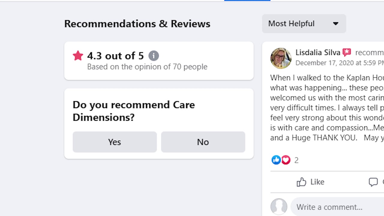 how to leave facebook reviews