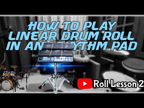 how-to-play-linear-rolls-in-any-rhythm-pad-|-roll-lesson-2-|-yamaha-dtx-multi-12-|-rhythm-pad-fill