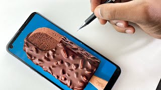 Drawing Realistic Ice Cream 😍