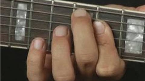 1st Inversion of Eb Minor Guitar Chord on the Middle Bottom Strings : Guitar Chord Dictionary 22