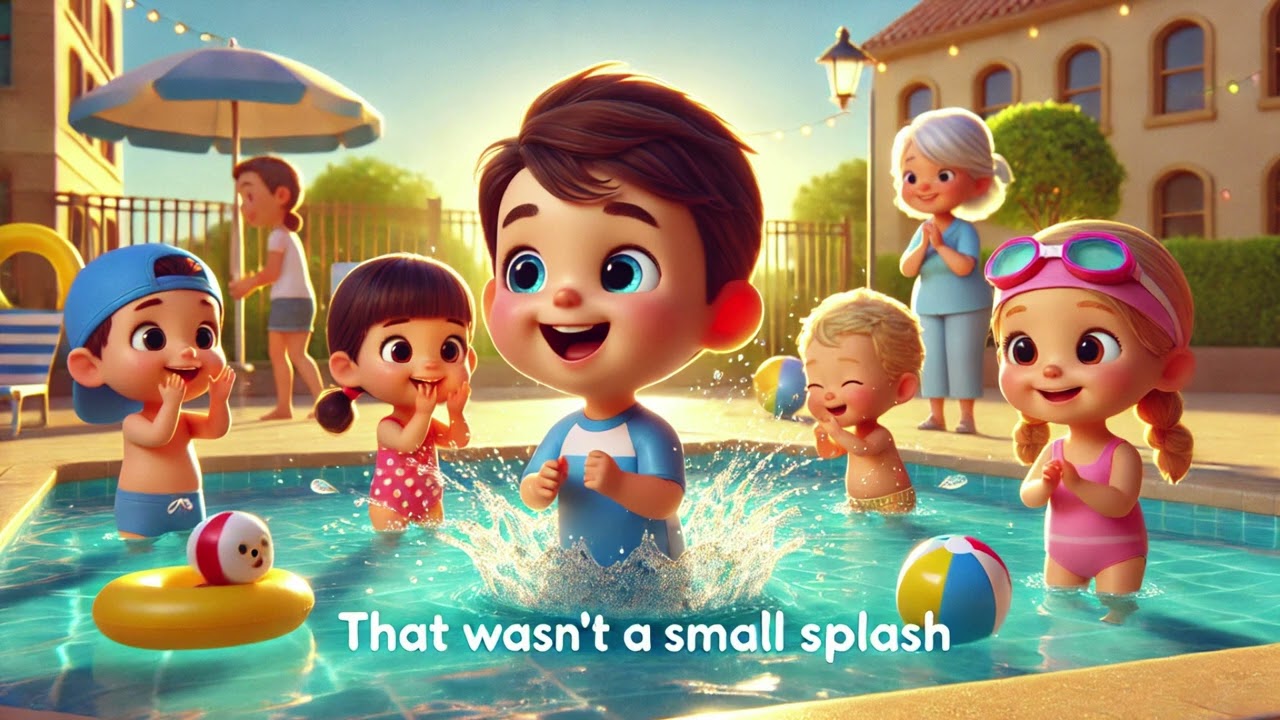 💦😂 Это был не маленький всплеск – бабушкин момент в бассейне, который всех рассмешил 🌊👵