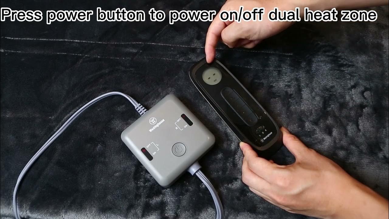 Wireless Remote Control Electric Blanket Instruction Video YouTube