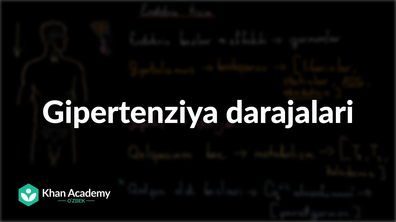 Gipertenziya darajalari | Gipertenziya | Tibbiyot