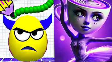 Italian Brainrot Vs Draw To Smash Puzzle Gameplay IQ Mix!