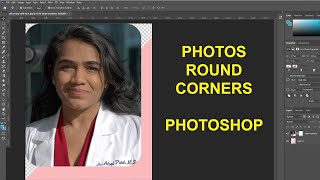 How to make Any Photos Round Corner in Photoshop